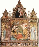 Ambrogio Lorenzetti St Michael oil painting on canvas